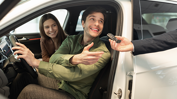 handing over car keys